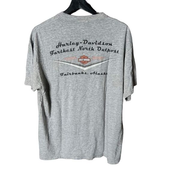 Harley Davidson Alaska T Shirt USA Large - Picture 3 of 3
